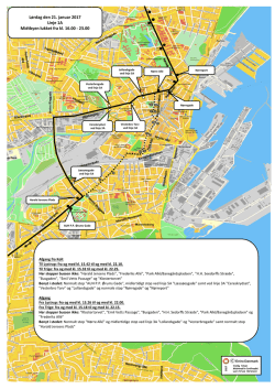 Kort over ruteændringer for bybusser