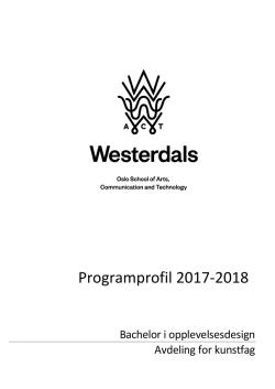 Programprofil 2017-2018