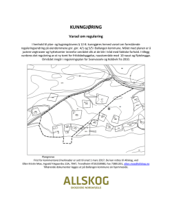 kunngjøring - Ballangen kommune