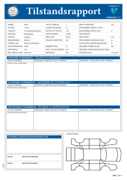 Tilstandsrapport