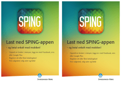 Last ned SPING-appen Last ned SPING