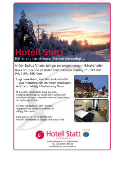 Hotell Statt - Eolus Vind AB