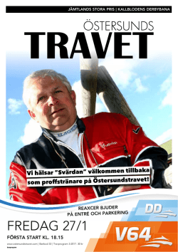 Här kan du ladda ner det senaste travprogrammet