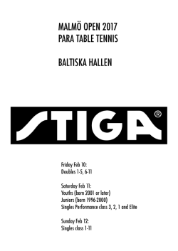 malmö open 2017 para table tennis baltiska hallen
