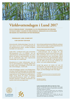 Invitation (pdf in Swedish) - LUCSUS