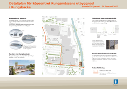 Detaljplan för köpcentret Kungsmässans utbyggnad i Kungsbacka