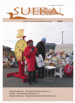 Sulkasatoa 2016nro1