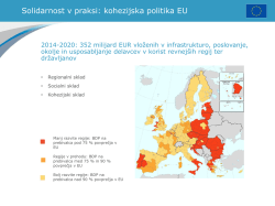 Solidarnost v praksi: kohezijska politika EU Regionalni sklad