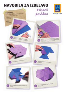 origami posodice