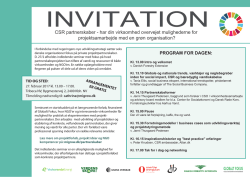 Invitation - CSR seminar