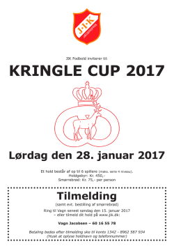 Invitation Kringle Cup 2017