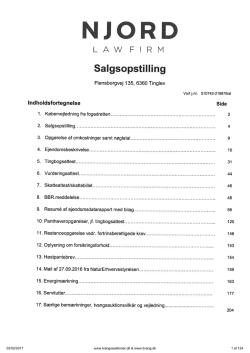 Salgsopstilling - Tvangsauktioner.dk