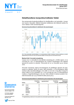 Konjunkturbarometer for detailhandel januar 2017
