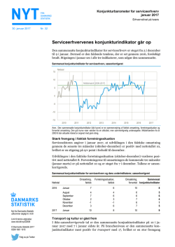 Konjunkturbarometer for serviceerhverv januar 2017