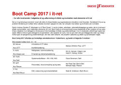 Boot Camp 2017 i it-ret - Danske IT