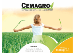 Cemagro Oy - SSO Maatalous