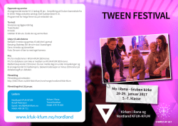 velkommen til Tween Festival!
