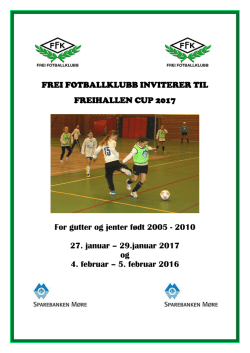 Invitasjon Freihallen cup