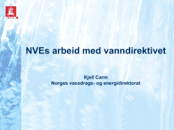 Norges vassdrags- og energidirektorat - Aust