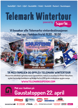 Telemark Wintertour flyer.