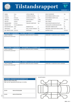 Tilstandsrapport