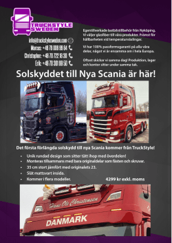 TruckStyle Sweden Feb 2017 Produktkatalog