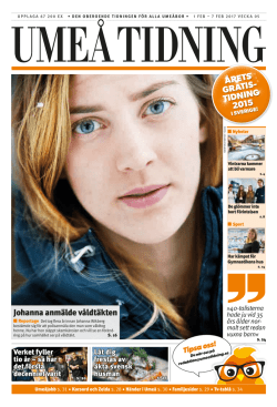 Umeå Tidning v. 5 • 2017