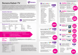Sonera Kabel-TV