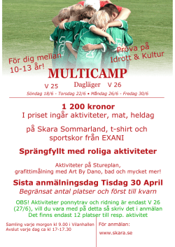 multicamp - Skara kommun