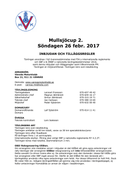 Inbjudan Mullsjöcup 2 170226