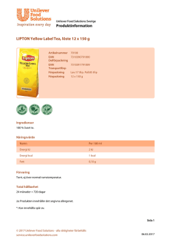 LIPTON Yellow Label Tea, löste 12 x 150 g