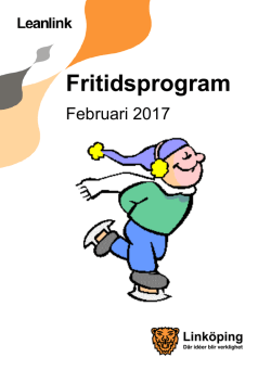 Fritidsprogram - Linköpings kommun
