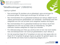 Nitratförordningen” (1250/2014)