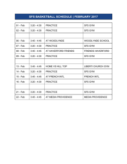 sfs basketball schedule | february 2017
