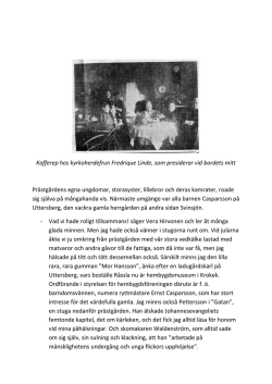 Nyårsläsning i Norrköpings Tidningar om prosten Linde 1955 del