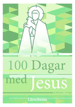 Läs-schema - 100 dagar med Jesus
