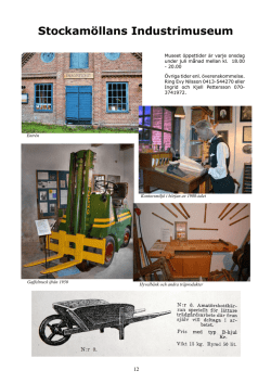 Stockamöllans Industrimuseum