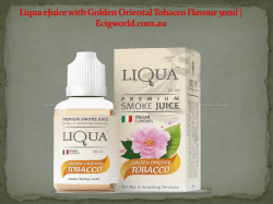 Liqua eJuice with Golden Oriental Tobacco Flavour 30ml