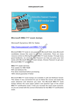 Microsoft MB2-717 exam dumps