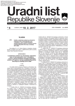 Uradni list RS - 006/2017, Uredbeni del