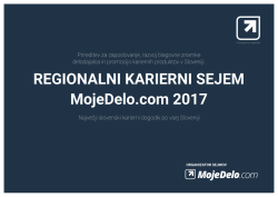 MojeDelo.com 2017 REGIONALNI KARIERNI SEJEM