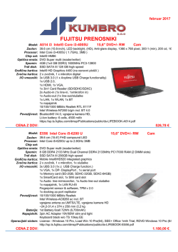 FUJITSU PRENOSNIKI