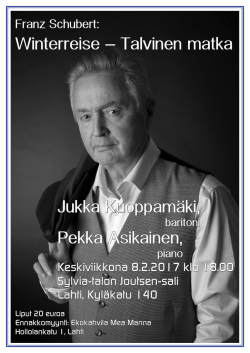 Jukka Kuoppamäki, Winterreise – Talvinen matka Pekka Asikainen,