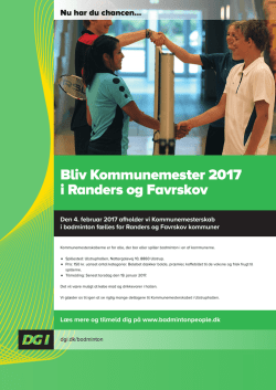 Bliv Kommunemester 2017 i Randers og Favrskov - Mimer