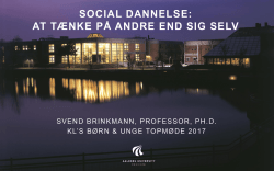 Svend Brinkmann - Social dannelse