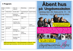 Program - Morsø Ungdomsskole