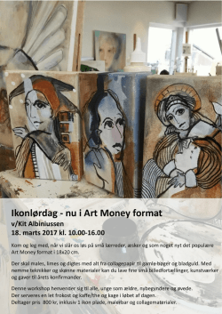 Ikonlørdag - nu i Art Money format