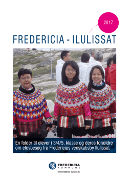 Elev og forældrefolder - Fredericia-Ilulissat og grønlandsudvalgets