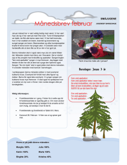 Family holiday newsletter