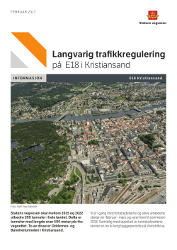 Langvarig trafikkregulering på E18 i Kristiansand